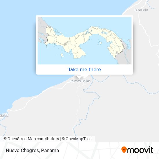 Nuevo Chagres map