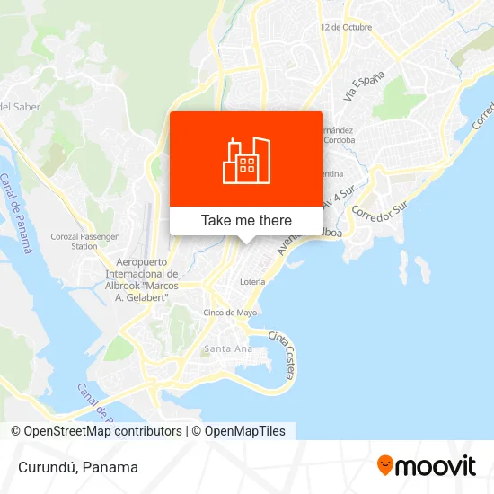 Curundú map