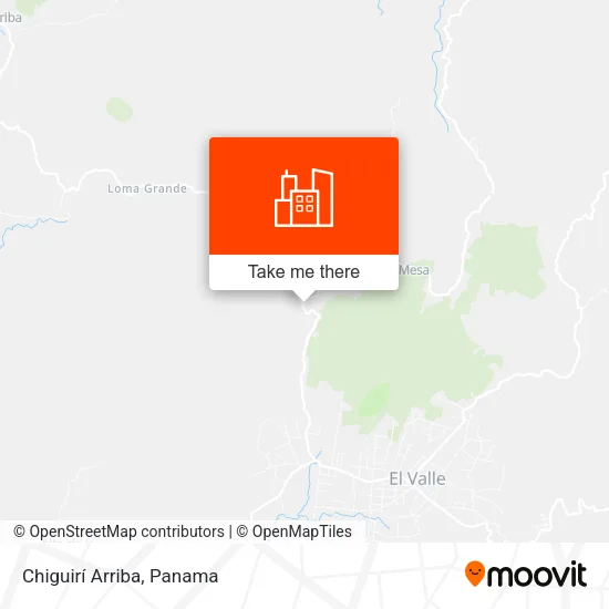 Chiguirí Arriba map