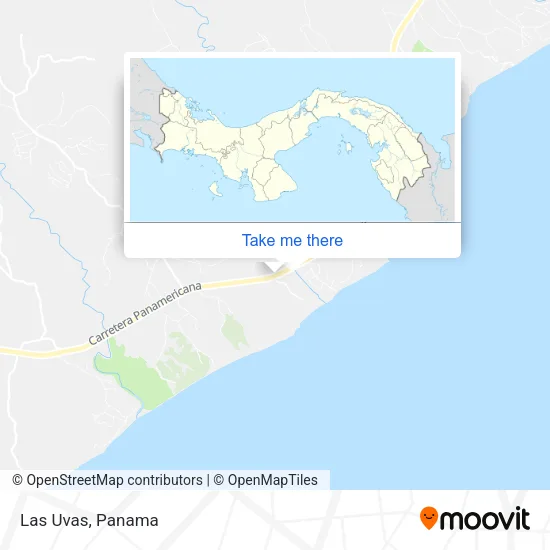 Las Uvas map