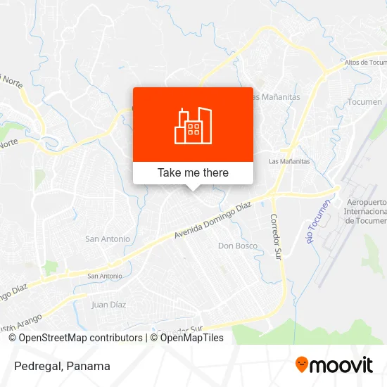 Pedregal map