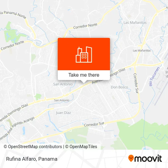 Rufina Alfaro map