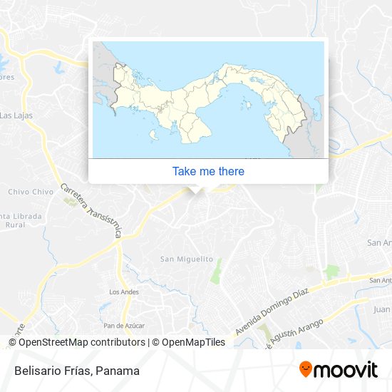 Belisario Frías map