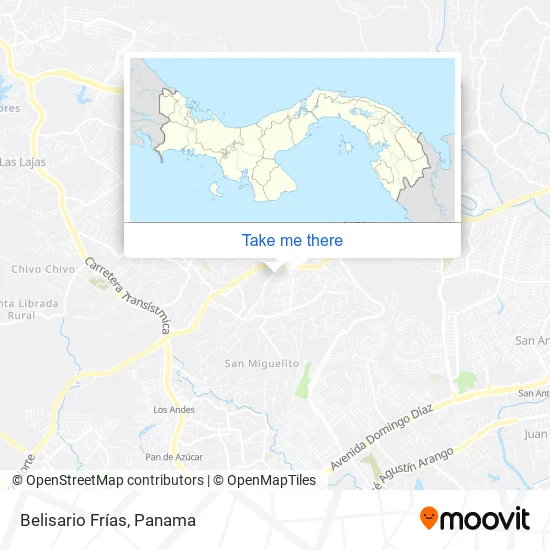 Belisario Frías map
