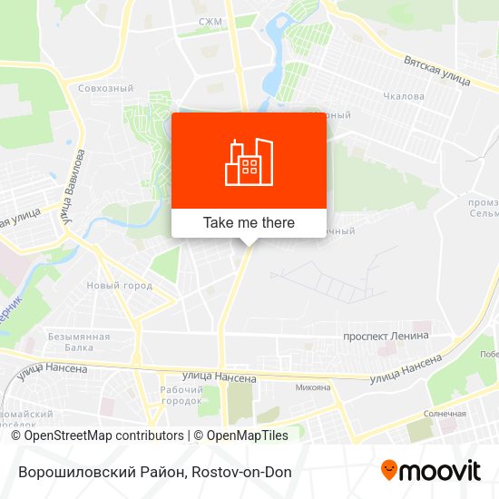 Ворошиловский Район map