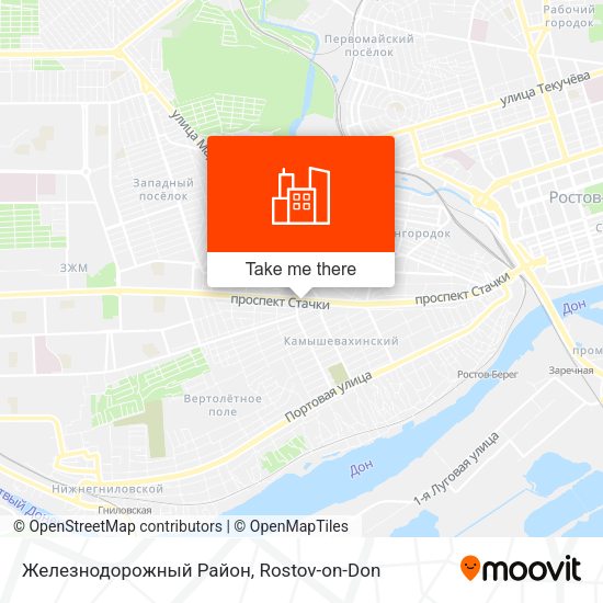 Железнодорожный Район map