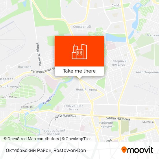 Октябрьский Район map