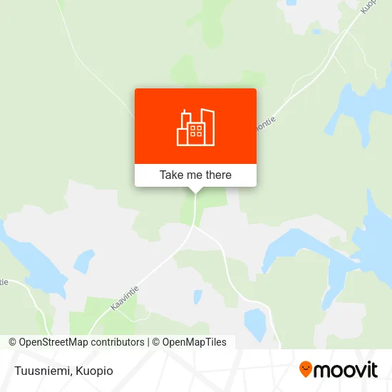 Tuusniemi map