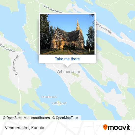 Vehmersalmi map