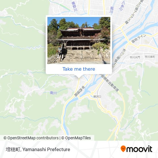 増穂町 map