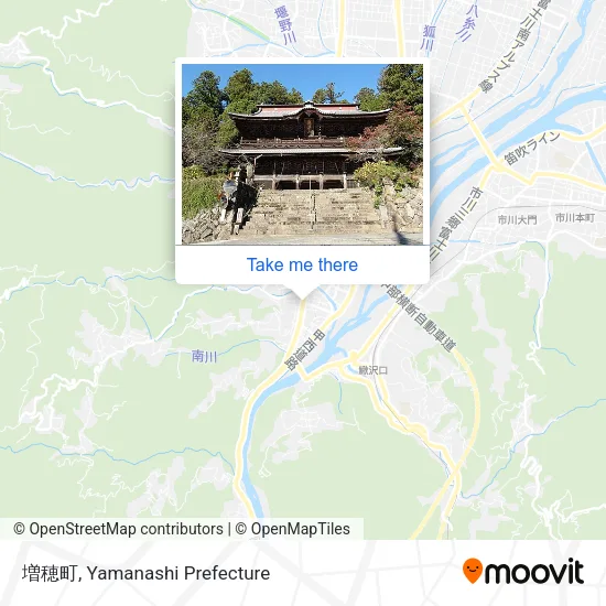 増穂町 map