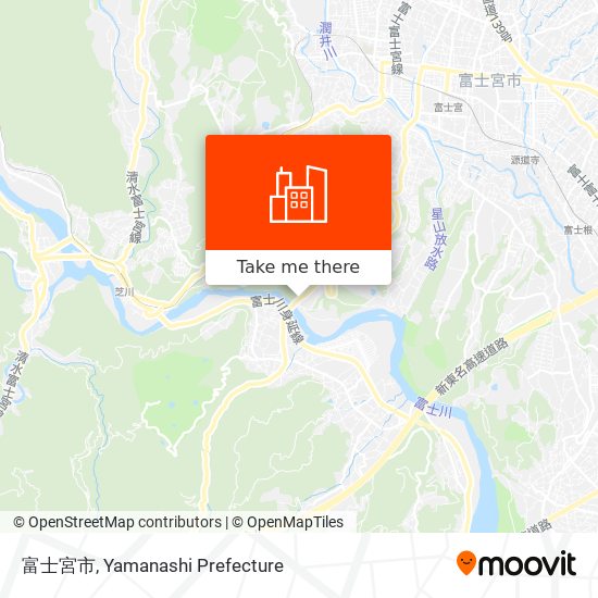 富士宮市 map
