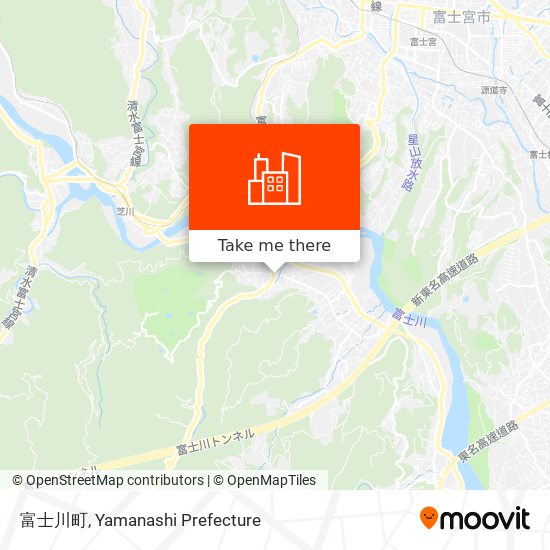 富士川町 map
