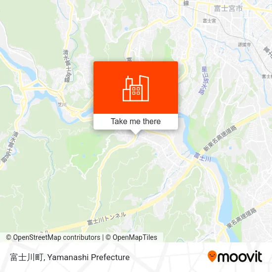 富士川町 map