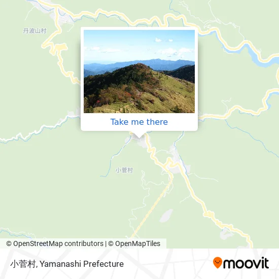 小菅村 map