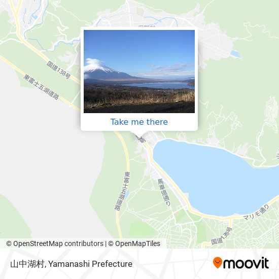 山中湖村 map