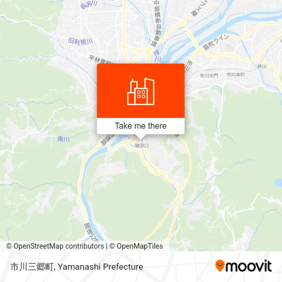 市川三郷町 map