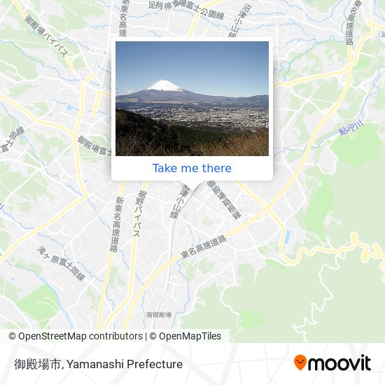 御殿場市 map