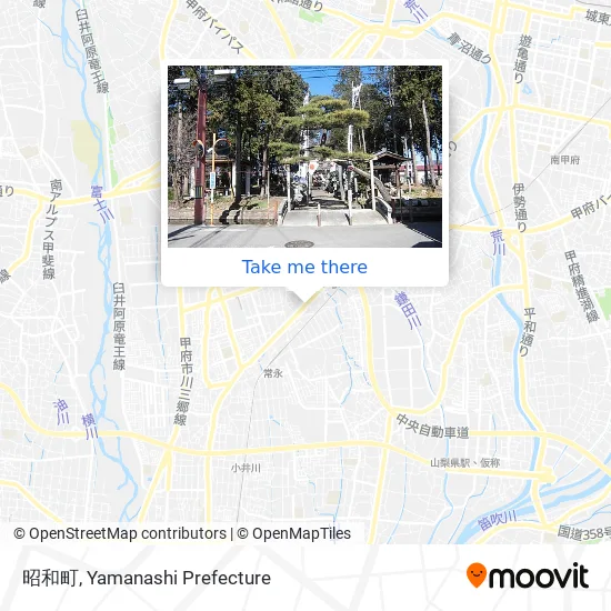 昭和町 map