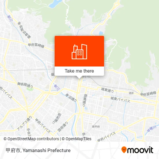 甲府市 map