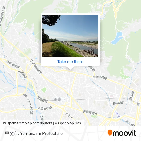 甲斐市 map