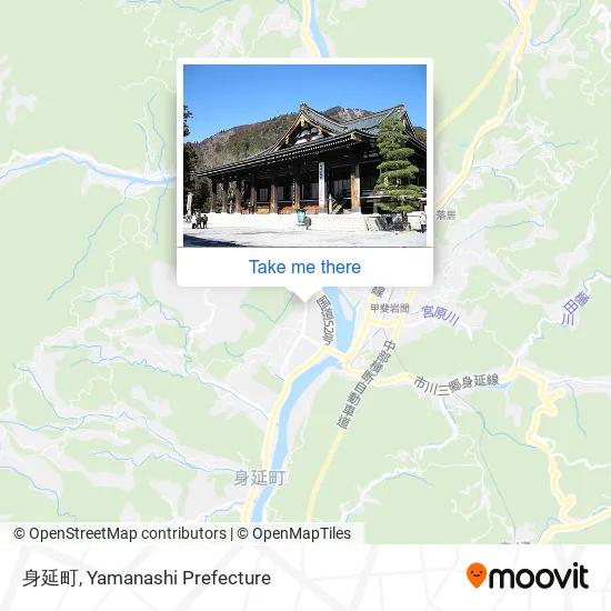 身延町 map
