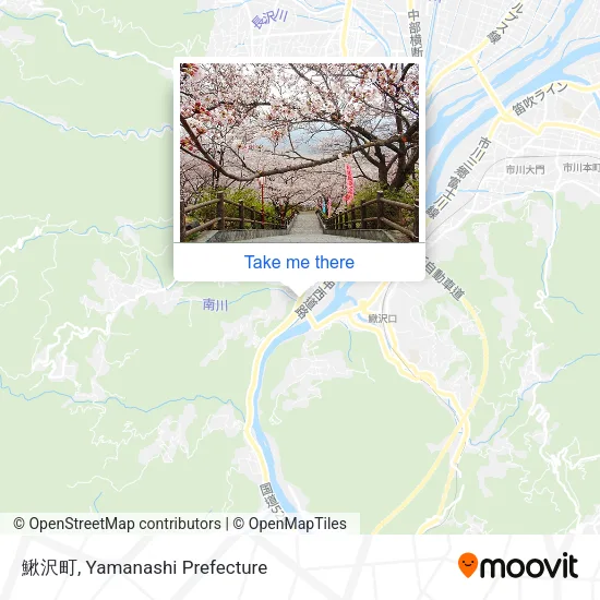 鰍沢町 map
