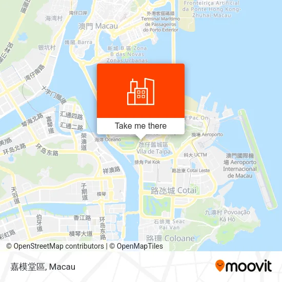 嘉模堂區 map