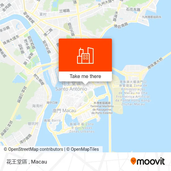 花王堂區地圖