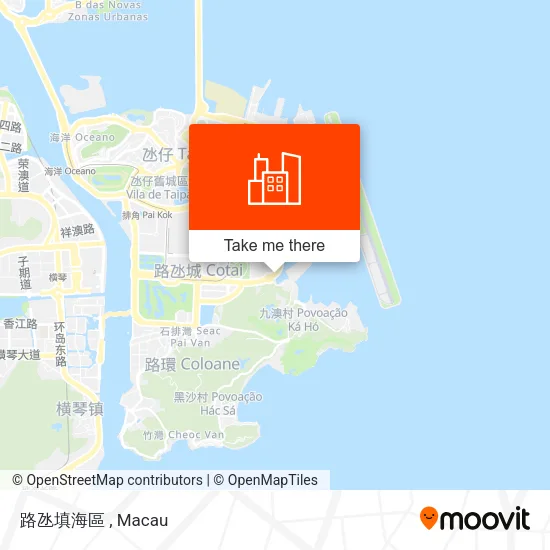 路氹填海區地圖