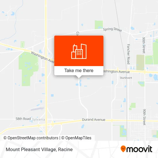 Mount Pleasant Village map