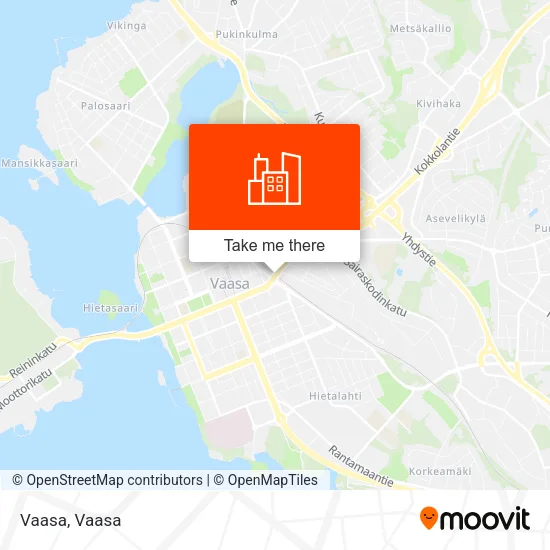 Vaasa map