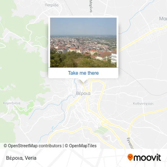Βέροια map