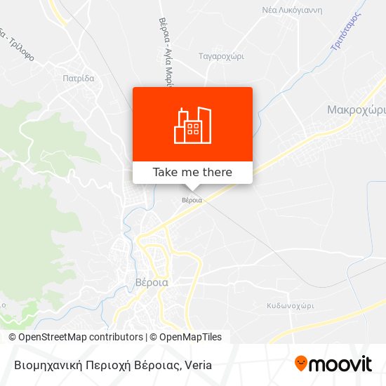Βιομηχανική Περιοχή Βέροιας map