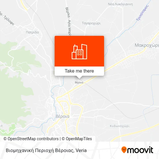 Βιομηχανική Περιοχή Βέροιας map