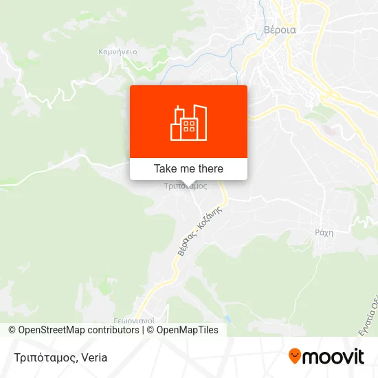 Τριπόταμος map