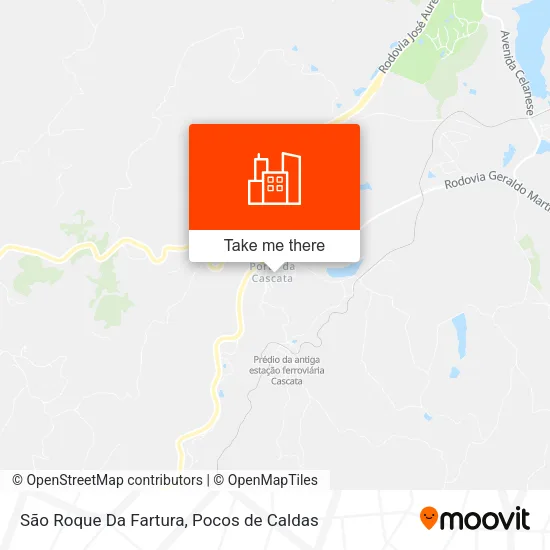 São Roque Da Fartura map