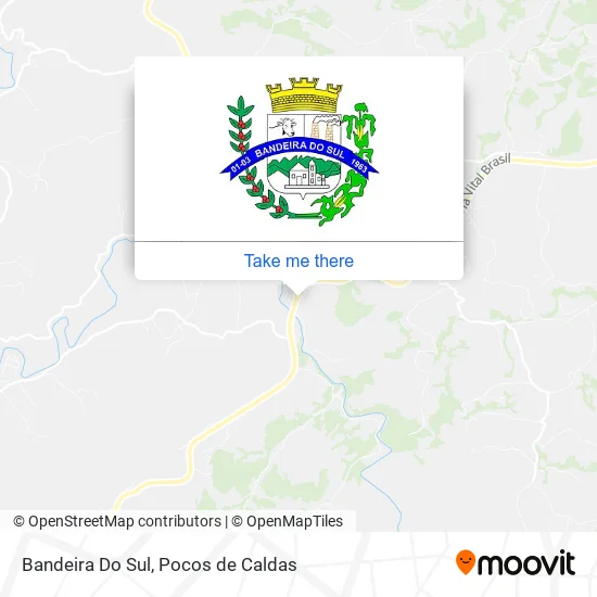 Bandeira Do Sul map
