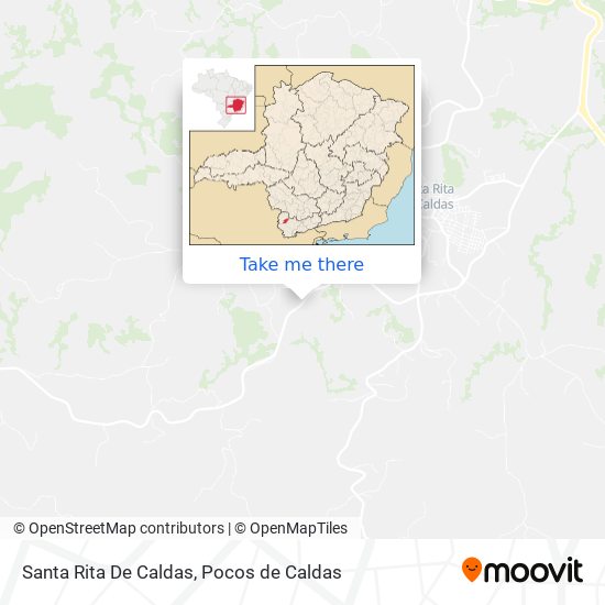 Santa Rita De Caldas map