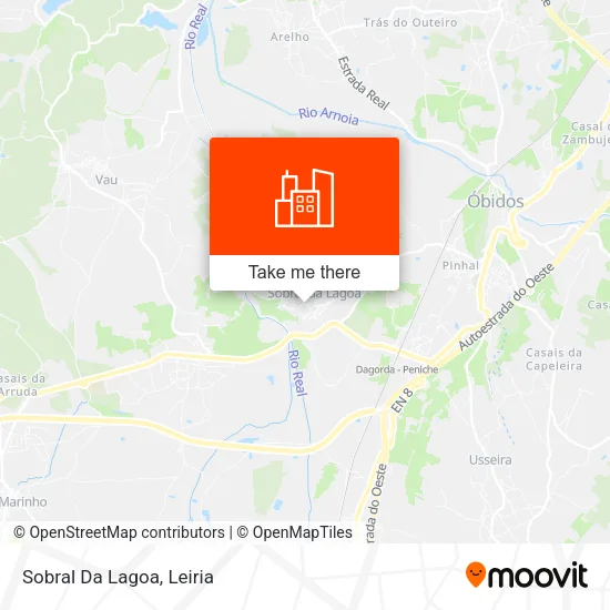 Sobral Da Lagoa map