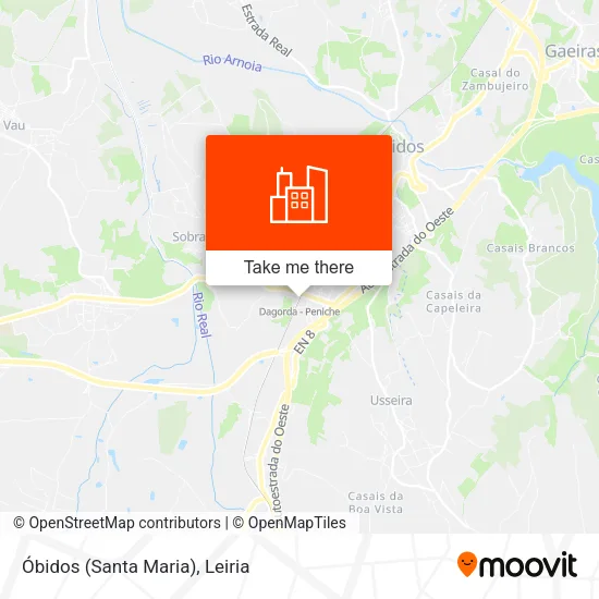 Óbidos (Santa Maria) map