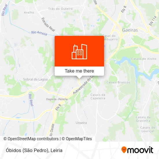 Óbidos (São Pedro) map