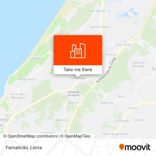 Famalicão map