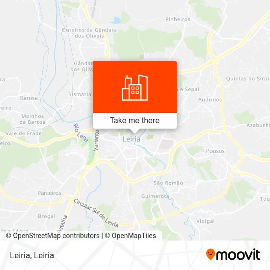 Leiria map