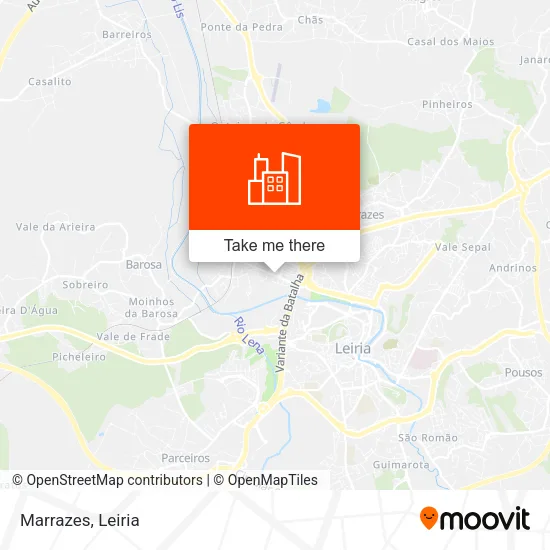 Marrazes map