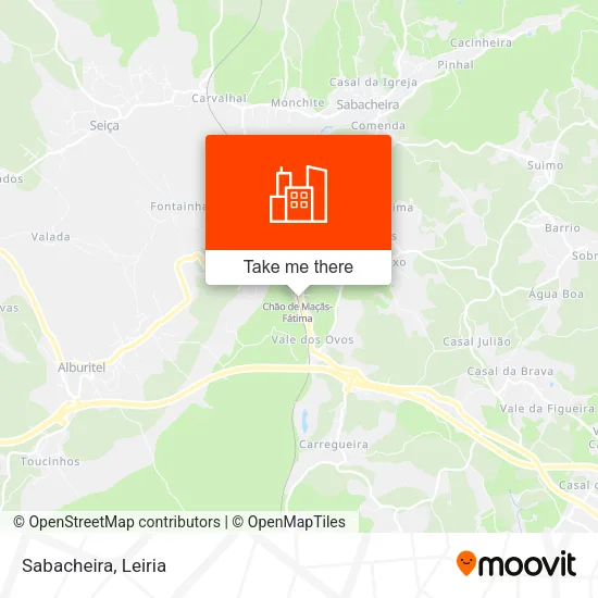 Sabacheira map