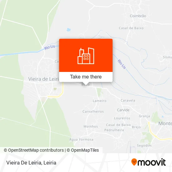 Vieira De Leiria map