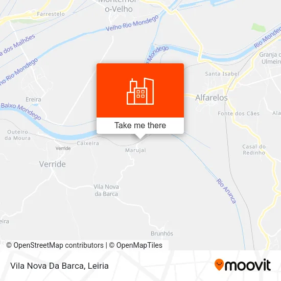 Vila Nova Da Barca map