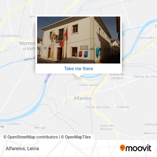 Alfarelos map