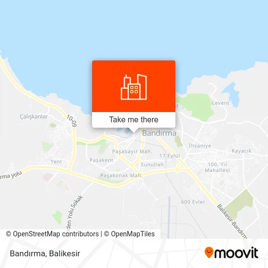 Bandırma map